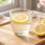 Agua tibia con limón en ayunas: qué hace de verdad y qué no