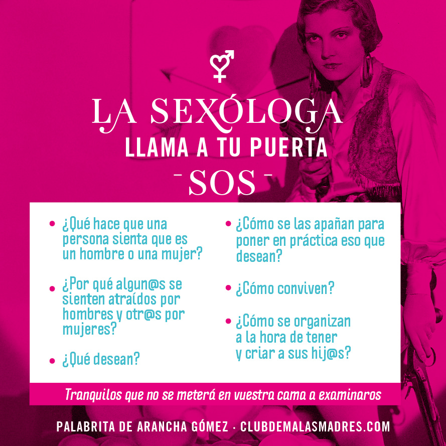 Necesito ayuda de una sexóloga ?