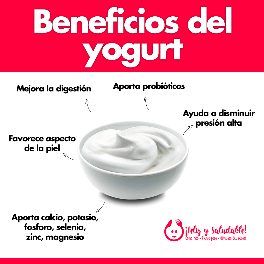 Conoce los beneficios del Yogur Natural