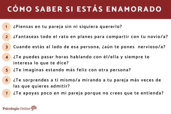 como saber si estoy enamorada -